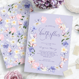 Invitación Me Da Una Ducha De Novias Mariposas