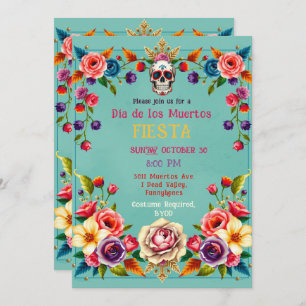 Invitación 💀 me 🎉 en el Día de los Muertos