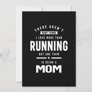 Invitación Me encanta Correr. Amo ser mamá