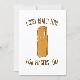 Invitación Me Encanta Realmente Los Dedos De Peces, ¡Ok! Kawa