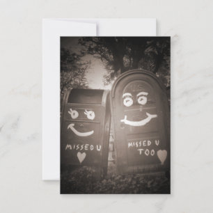 Invitación Me encantan los buzones de correo: te extrañé