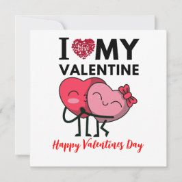 Invitación Me encantan mis regalos especiales de Día de San V