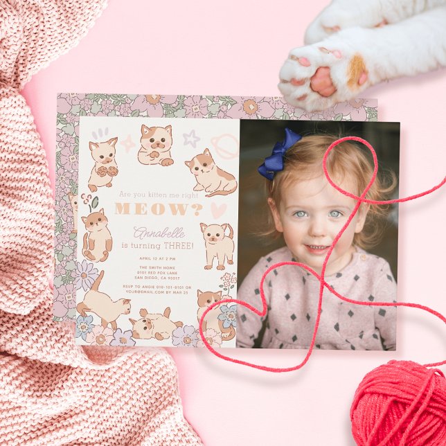 Invitación ¿Me Estás Gatillando A La Derecha, Meow Birday Pho (Subido por el creador)