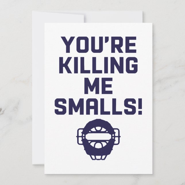 Invitación ¡Me estás matando, Smalls!  (Anverso)