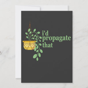 Invitación Me gustaría propagar esa planta divertida para ama