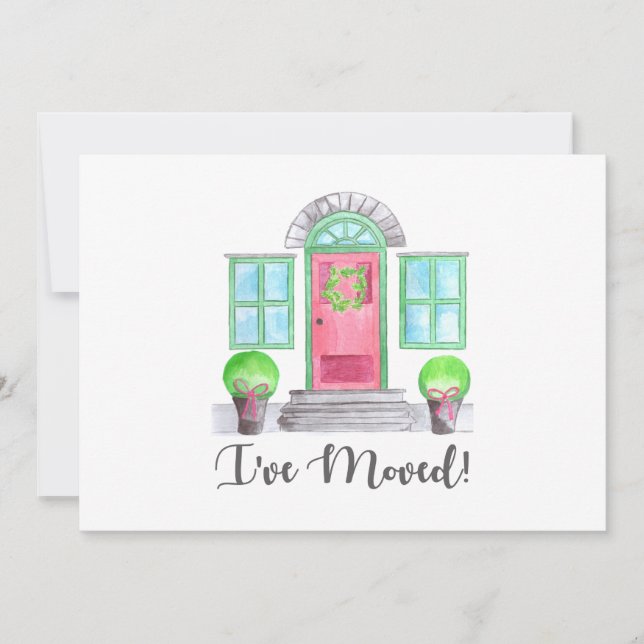 Invitación ¡Me he mudado! Navidades en casa (Anverso)