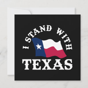 Invitación Me mantengo con Texas