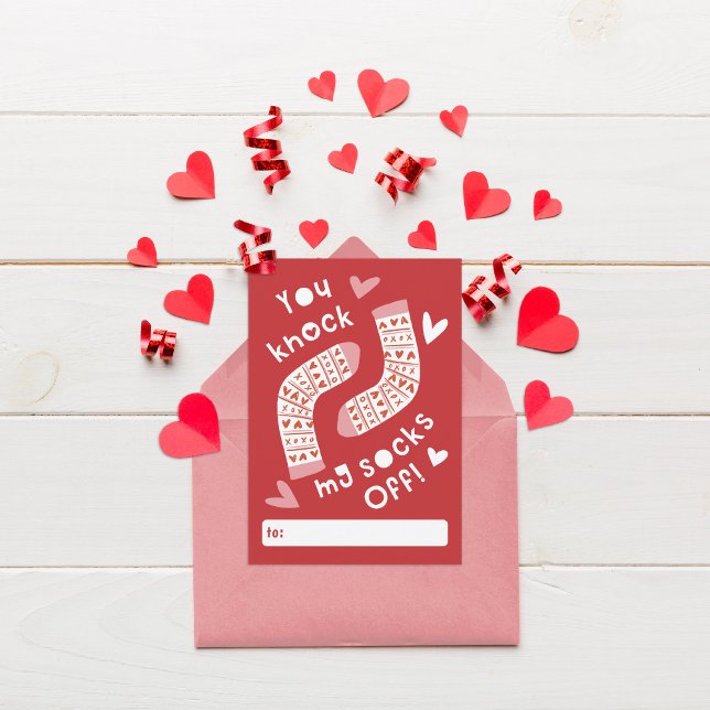 Invitación Me quitas el calcetines de San Valentín (Subido por el creador)