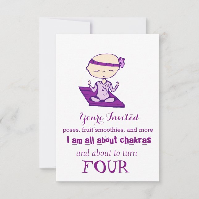 Invitación Me salto las siestas por el cumpleaños de la nena  (Anverso)