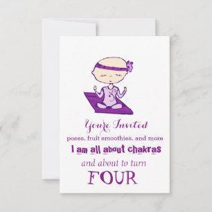 Invitación Me salto las siestas por el cumpleaños de la nena 