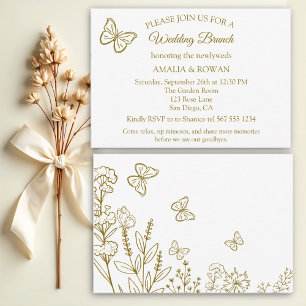 Invitación Meadow Flowers Boda Brunch