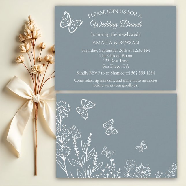 Invitación Meadow Flowers Boda Brunch (Subido por el creador)