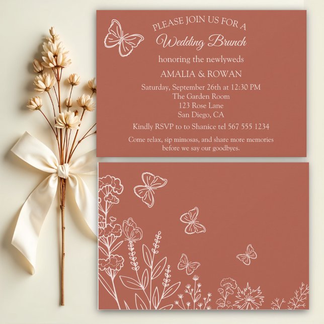 Invitación Meadow Flowers Boda Brunch (Subido por el creador)