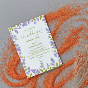 Invitación Meadow Wildflower Boda Botánico