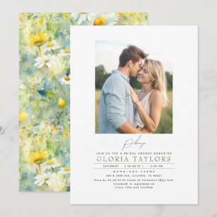 Invitación Meadow Wildflowers Summer Boho Bridal Shower Photo