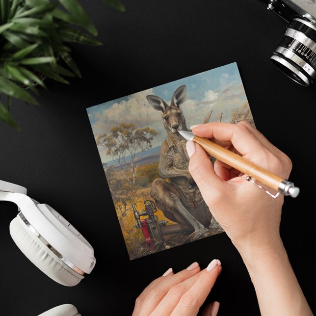 Invitación Mecánico de canguros de Outback Día del Padre Agra (Subido por el creador)