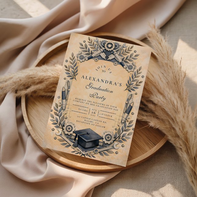 Invitación Mechanical Engineering Degree Graduation (Subido por el creador)