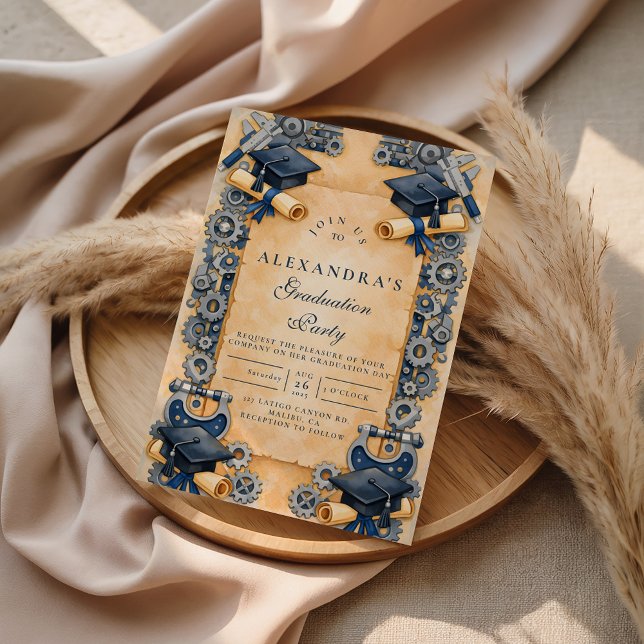 Invitación Mechanical Engineering Graduation (Subido por el creador)