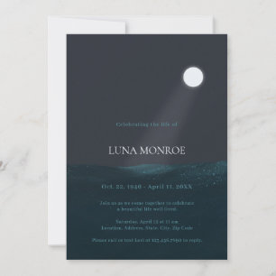 INVITACIÓN MEDIANOCHE EN EL MAR CELEBRACIÓN FUNERAL DE LA VID