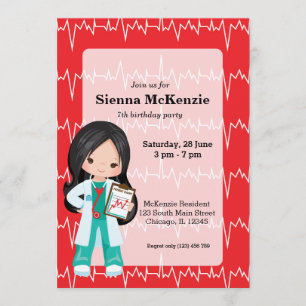 Invitación Médica de niños