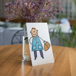 Invitación Médico Niño Personaje Médico Infantil