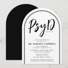 Médico PsyD Del Partido De Graduación De Psicologí