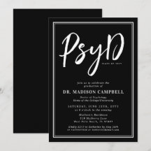 Médico PsyD Del Partido De Graduación De Psicologí