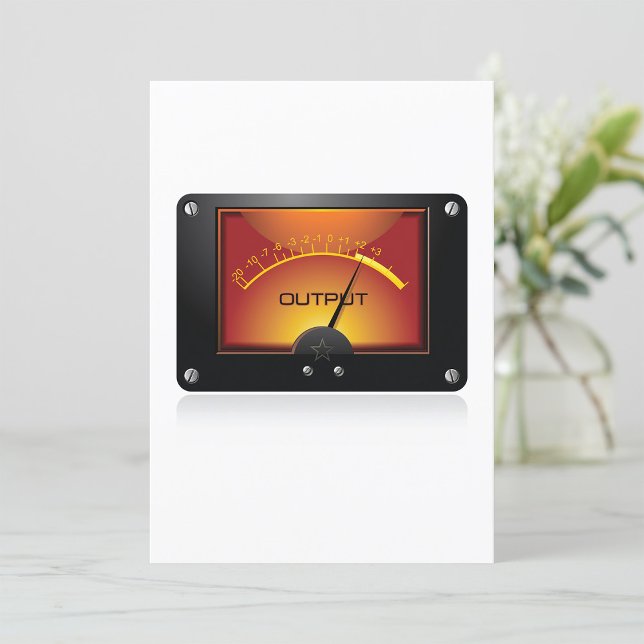 Invitación Medidor de nivel de salida de VU Meter de audio (Subido por el creador)