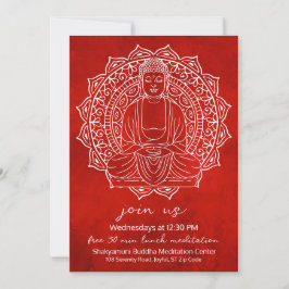 Invitación Meditación de Almuerzo Gratuito Shakyamuni Buda Ro
