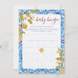 Invitación Mediterranean Lemon Amalfi Coast Baby Shower