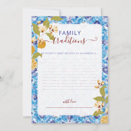 Invitación Mediterranean Lemon Amalfi Coast Baby Shower