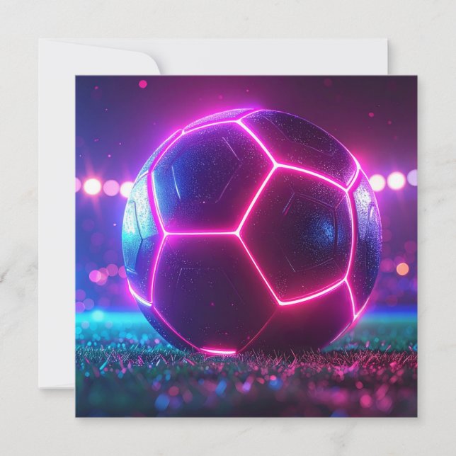 Invitación Mega de fútbol (Anverso)