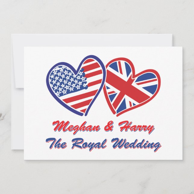 Invitación Meghan y Harry (Anverso)