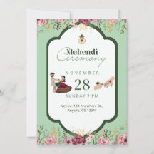 Invitación Mehendi