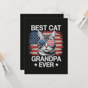 Invitación Mejor abuelo gato americano jamás