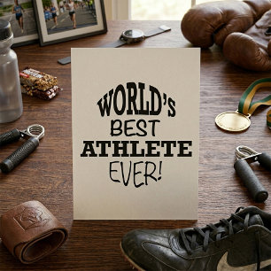 Invitación Mejor atleta del mundo de todos los tiempos