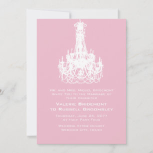 Invitación Mejor Boda de coordenadas de color rosa Cameo