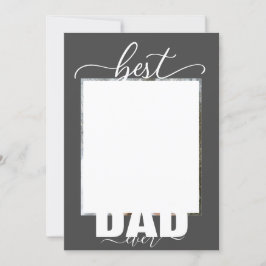 Invitación Mejor DAD para niños foto Día del Padre