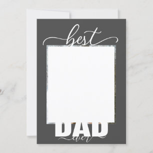 Invitación Mejor DAD para niños foto Día del Padre