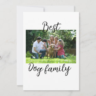 Invitación Mejor familia de perros mamá papá mascota amigo an