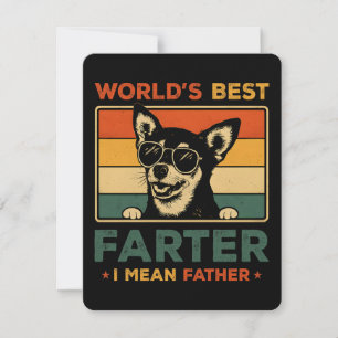 Invitación Mejor Farter del mundo me refiero a un padre graci