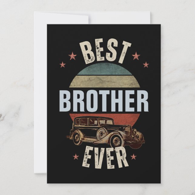 INVITACIÓN MEJOR HERMANO DEL MUNDO  (Anverso)