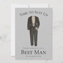 Mejor hombre propuesta es hora de vestirse esmoqui