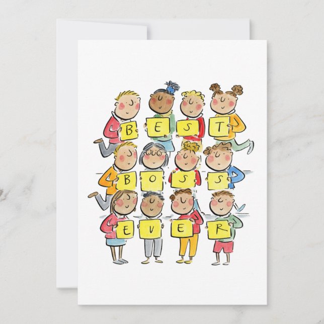 Invitación Mejor Jefe de la Historia (Anverso)