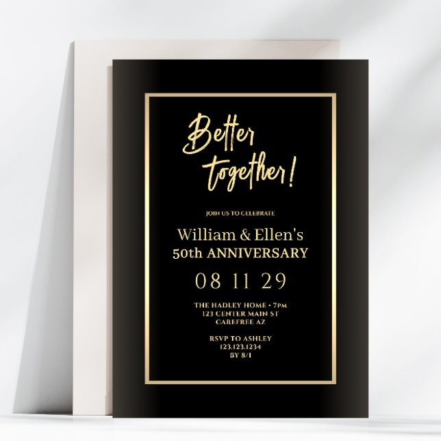 Invitación Mejor Juntos 50º Aniversario (Subido por el creador)