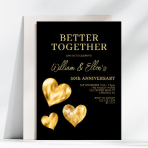 Invitación Mejor Juntos 50 Aniversario de Boda