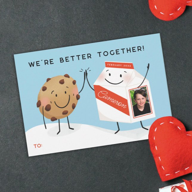 Invitación Mejor juntos leche y galletas Valentine (Subido por el creador)
