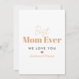 Invitación Mejor mamá del mundo