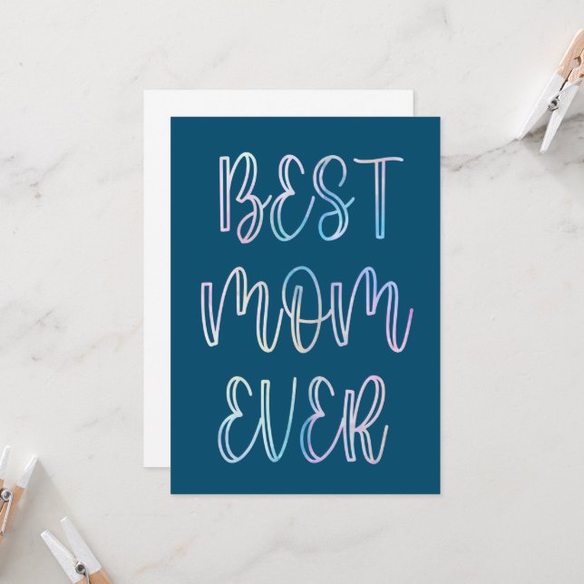 Invitación Mejor Mamá del Mundo (Anverso/Reverso In Situ)
