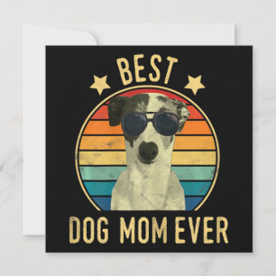Invitación Mejor Mamá Perro Italiano Galgo Mujer Mors